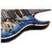 Ibanez RG1070PBZ Premium 2018, Cerulean Blue Burst front top binding