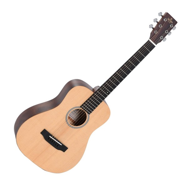 Sigma TM-12+ Acoustic Travel Guitar, Natural Front View