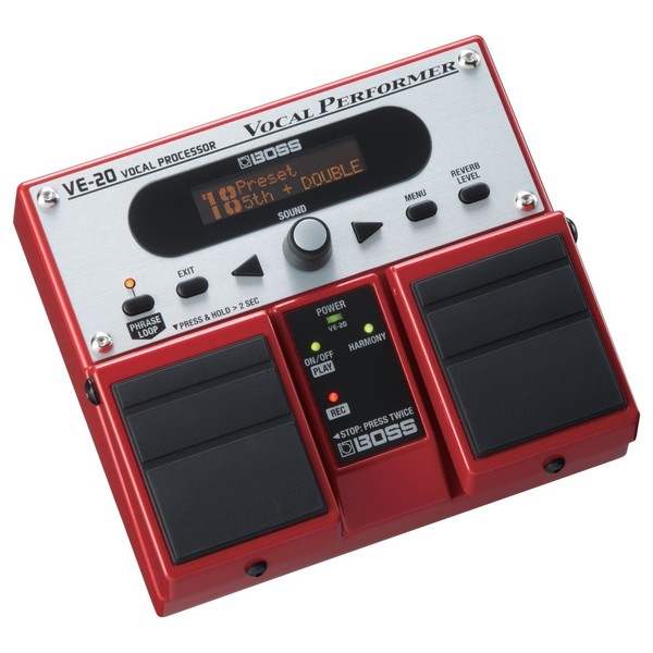 配信機器・PA機器・レコーディング機器 BOSS VE-20 vocal processor Boss VE-20 Vocal Performer Vocal Effects Processor at Gear4music