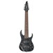 Ibanez RG9QM 9 String 2018, Black Ice front view