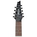 Ibanez RG9QM 9 String 2018, Black Ice headstock