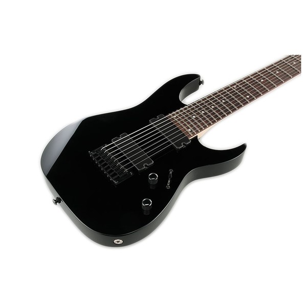 Rga 8 String Ibanez RG8 8-String, Black at Gear4music