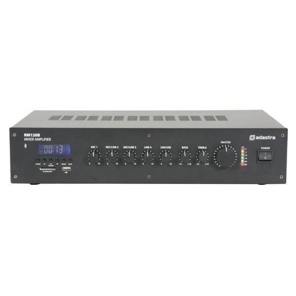 RM120B 5-Channel 100V Mixer/Amplifier with Bluetooth - Front