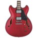 Ibanez ASV10A Artcore 2018, Transparent Red front view close up