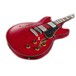 Ibanez ASV10A Artcore 2018, Transparent Red front top angle view