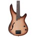 Ibanez SRH500F Fretless Bass 2018, Natural Brown Burst front view close up