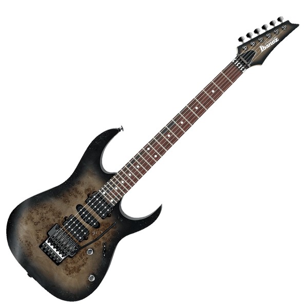 Ibanez RG657PB Prestige 2018, Anvil Gray Burst Flat - Main