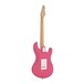 LA Left Handed Electric Guitar by Gear4music, Pink