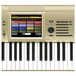 Korg Kronos 88 gold screen close up