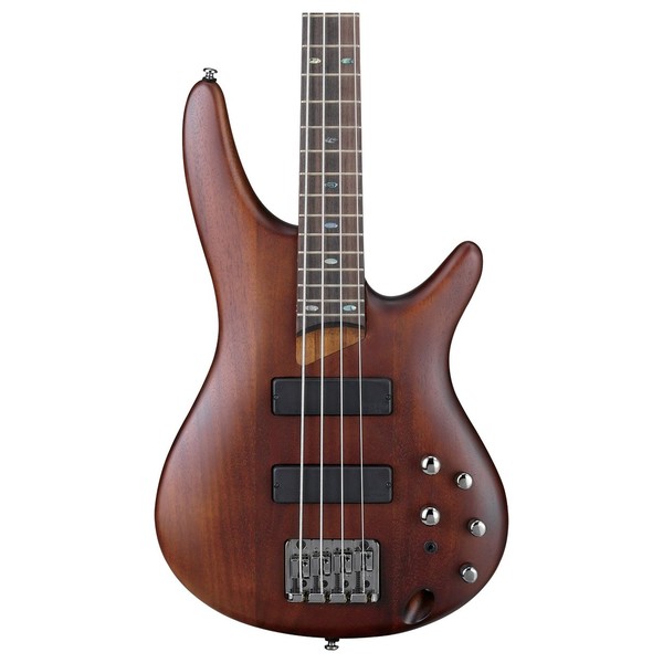 Ibanez SR500 Bass 2018, Brown Mahogany front close up view