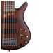 Ibanez SR506 6 String Bass 2018, Brown Mahogany front controls pickups