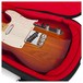 Gator GT-ELECTRIC-BLK Transit Series Electric Guitar Bag, Interior