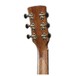 Ibanez AVC9 Artwood 2018, Open-Pore Natural headstock rear view