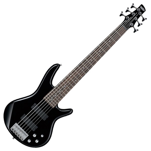 Ibanez GSR206 GIO 6 String Bass 2018, Black - Main