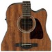 Ibanez AW54CE Artwood, Open-Pore Natural close up