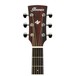 Ibanez AW54CE Artwood, Open-Pore Natural headstock front