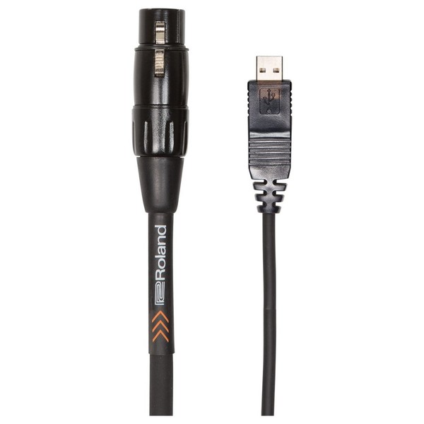 Roland RCC-10-USXF Connect Cable, 10ft USB to Female XLR