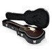 Gator GWE-ACOU-3/4 Economy 3/4 Size Acoustic Guitar Case, Open with Guitar