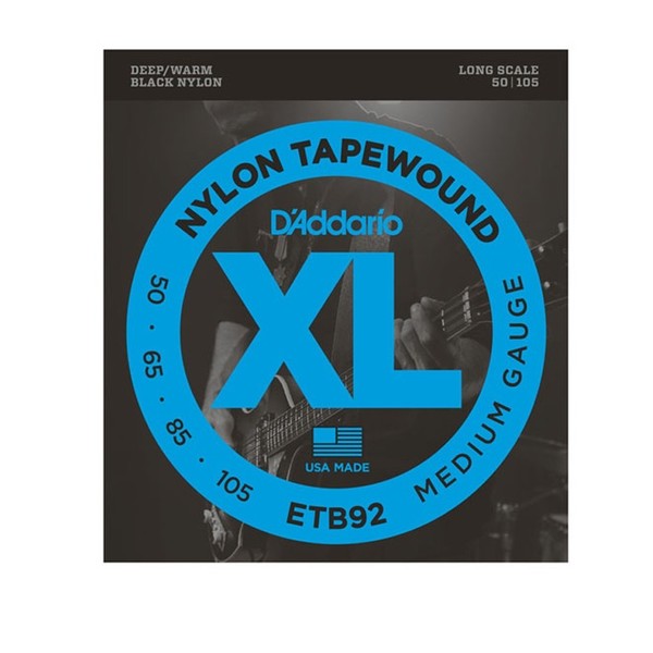 D'Addario ETB92 Tapewound Bass, Medium 50-10 Long Scale Strings