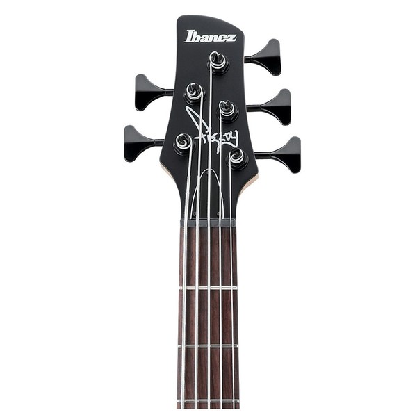 Ibanez K5 Fieldy 5 String Bass 2018, Black Flat headstock