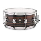 Natal Caf&eacute; Racer 14'' x 6.5'' Snare Drum,&nbsp;Ebony Pinstripe Veneer