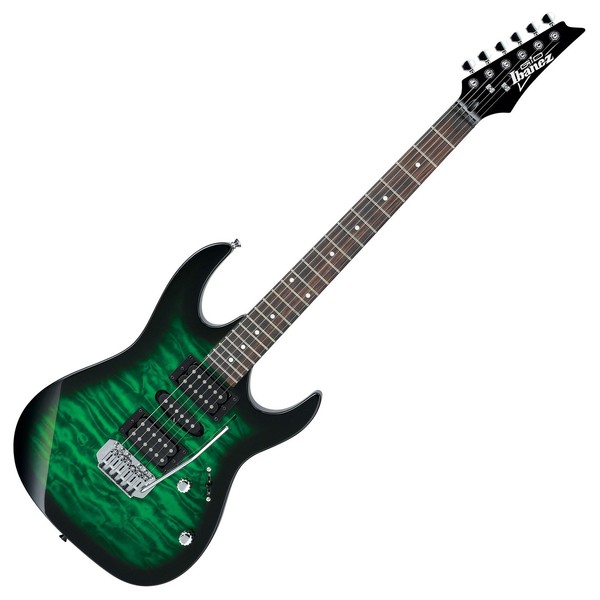 Ibanez GRX70QA GIO 2018, Transparent Emerald Burst