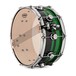 Natal Café Racer 14'' x 6.5'' Snare Drum, Green Sparkle w/ Duo Band