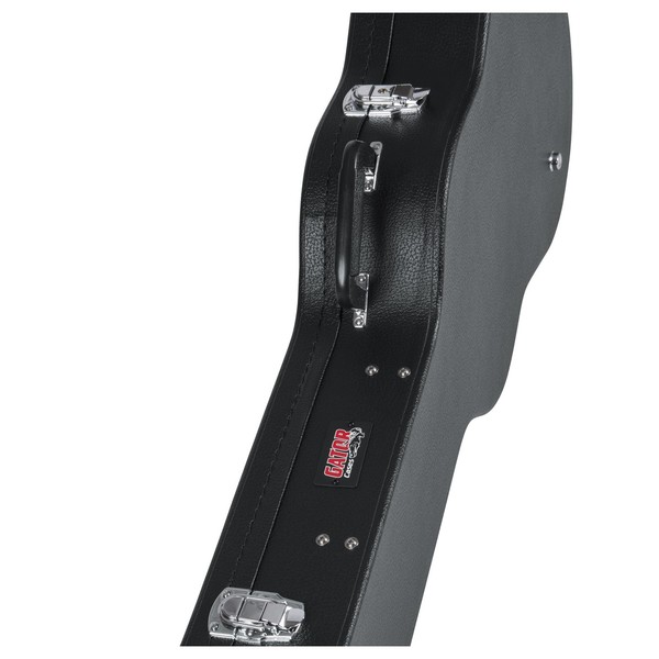 Gator GWE-LPS-BLK Economy Single Cutaway Electric Guitar Case, Side