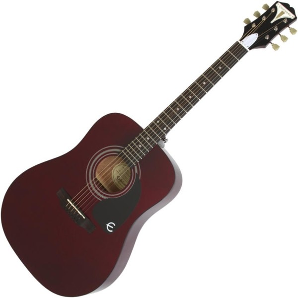 Epiphone Pro-1 Acoustic Guitar for Beginners, Wine Red