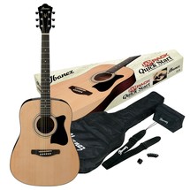 DISC Ibanez V50NJP Dreadnought Acoustic Pack, Natural