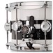 Natal Café Racer 14'' x 6.5'' Snare Drum, White w/ Duo Band