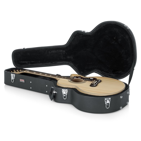 Gator GW-JUMBO Deluxe Jumbo Acoustic Guitar Case, Interior