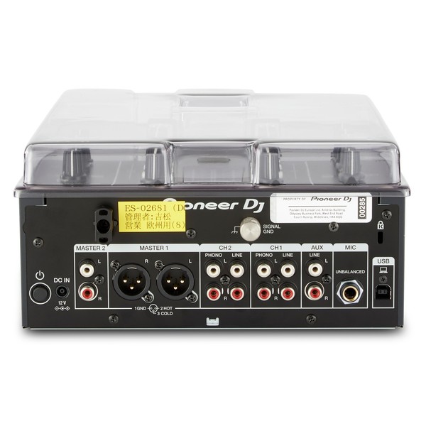 Decksaver Pioneer DJM 250 MK2 and DJM 450 Cover - Rear