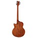 Ortega D3C-5 Electro Acoustic Bass, Gloss Paldao Back View