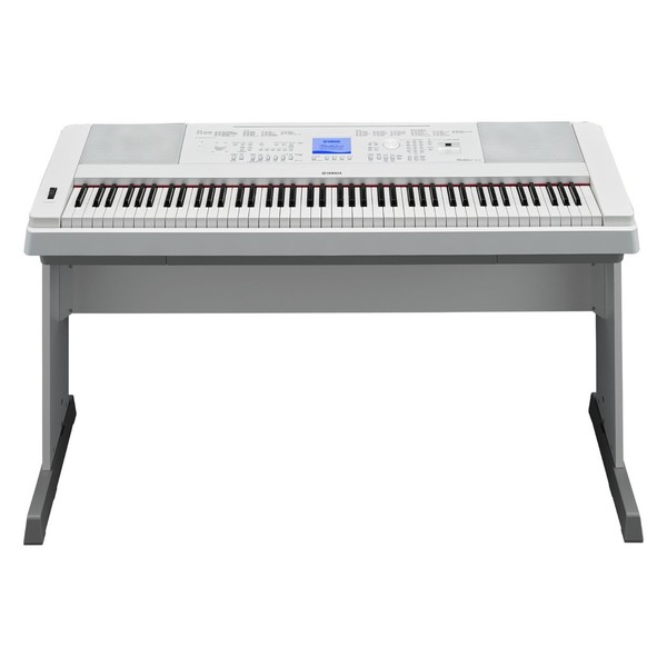 Yamaha DGX 660 Digital Piano with Stand, White