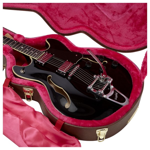 Gator GW-335-BROWN Deluxe Semi-Hollow Electric Guitar Case, Interior Close-Up