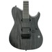 Ibanez FRIX6FEAH Iron Label 2018, Charcoal Stained Flat front close up
