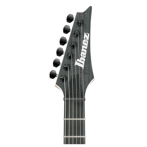 Ibanez FRIX6FEAH Iron Label 2018, Charcoal Stained Flat headstock