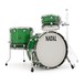 Natal Café Racer 18'' 3pc Shell Pack, Green w/ Black Sparkle Split