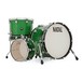 Natal Café Racer 18'' 3pc Shell Pack, Green w/ Black Sparkle Split