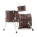 Natal Café Racer 18'' 3pc Shell Pack, Ebony Pinstripe Veneer