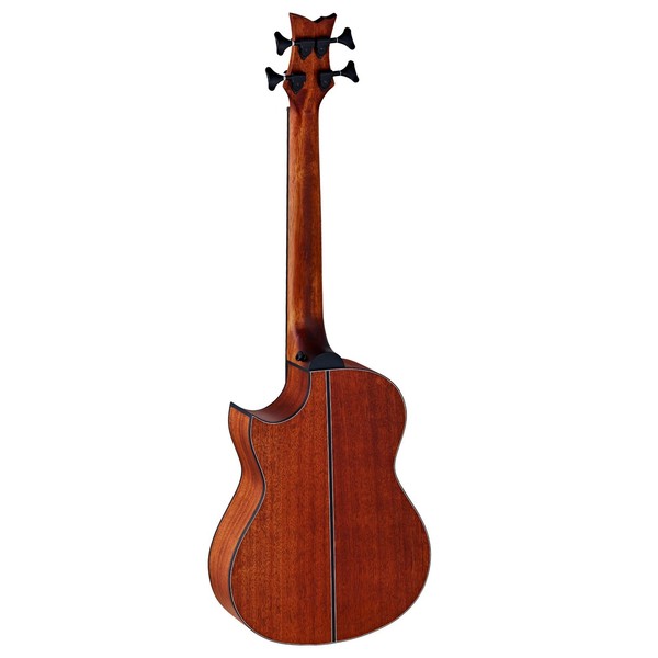 Ortega PM-SHAMAN Electro Acoustic Bass, Satin Mahogany Back View