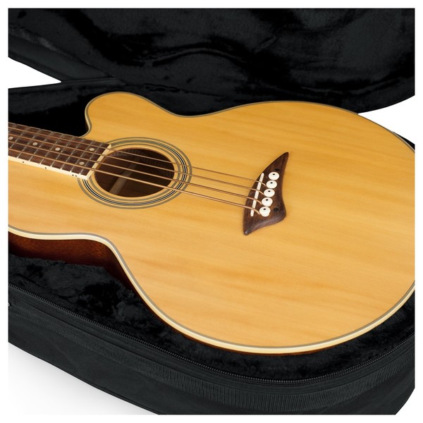 Gator GL-AC-BASS Rigid EPS Acoustic Bass Guitar Case, Close-Up