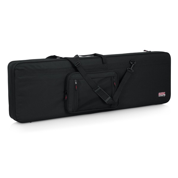 Gator GL-BASS Rigid EPS Electric Bass Guitar Case, Front with Straps
