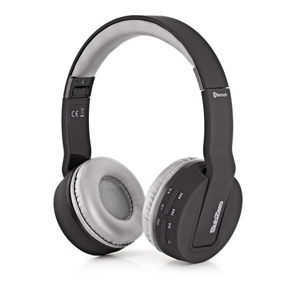 SubZero SZ-H100 Bluetooth Wireless Headphones, Black