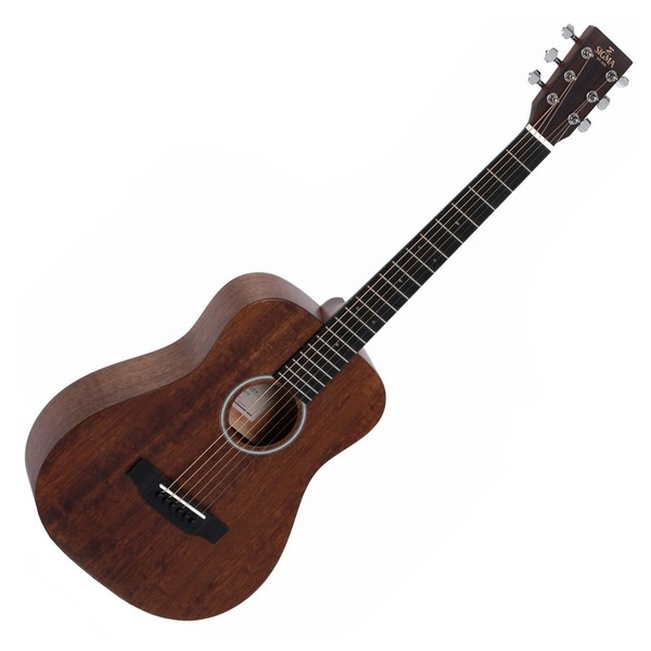 Sigma TM-15 Acoustic Travel Guitar, Mahogany Front View
