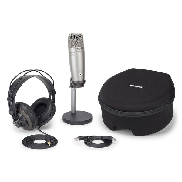 Samson CO1U USB Recording and Podcasting Pack - Full Package
