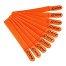 Ortega OCBT-10, Hook & Loop Cable Ties, Orange 10 Pack