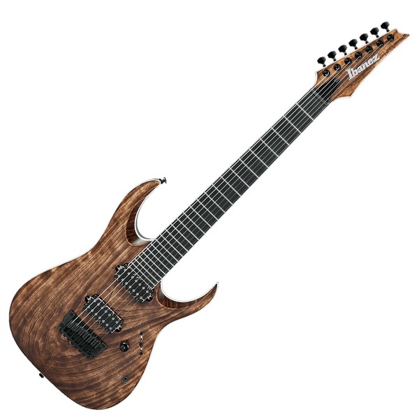 Ibanez RGAIX7U Iron Label 7 String 2018, Antique Brown Stain - Main