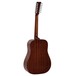 Sigma DM12E+ 12 String Electro Acoustic, Natural Back View